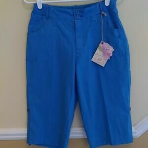 NWT Margaritaville Brilliant Blue Adjustable Length Shorts size Small